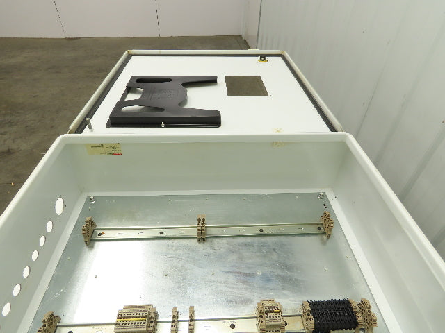 Hoffman A303008LP Electrical Enclosure Control Panel 30x30x8" 30A 3Ph Disconnect