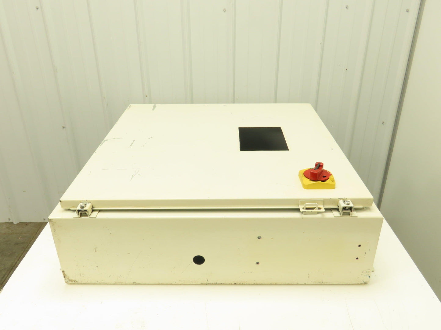 Hoffman A303008LP Electrical Enclosure Control Panel 30x30x8" 30A 3Ph Disconnect