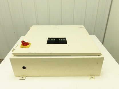 Hoffman A303008LP Electrical Enclosure Control Panel 30x30x8" 30A 3Ph Disconnect