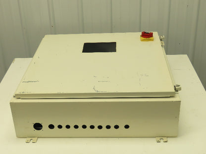 Hoffman A303008LP Electrical Enclosure Control Panel 30x30x8" 30A 3Ph Disconnect