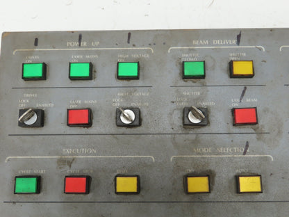 Cincinnati 841983 Laser Control Panel 39 Push Button Switches