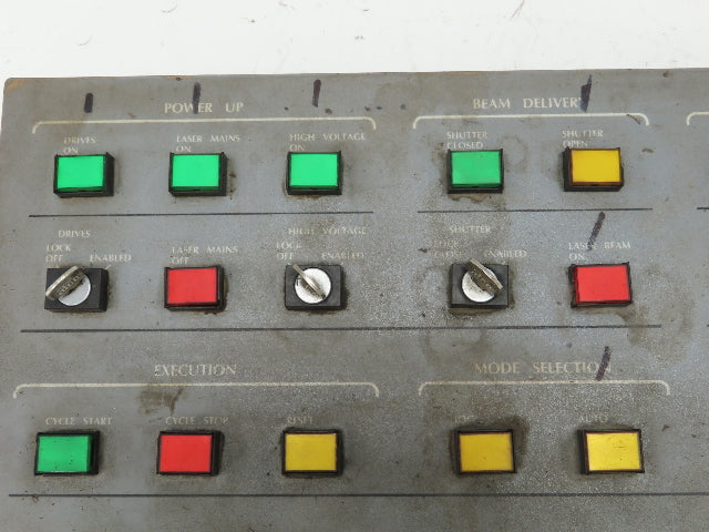 Cincinnati 841983 Laser Control Panel 39 Push Button Switches