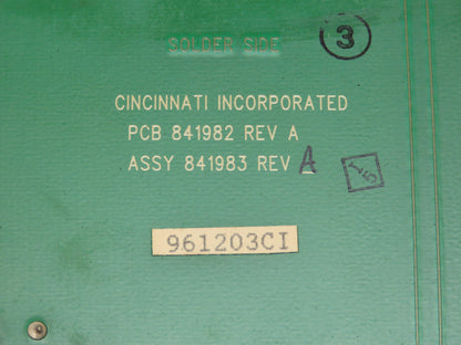 Cincinnati 841982 Laser Control Panel 39 Push Button Switches