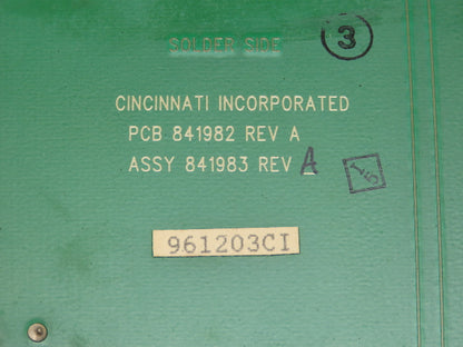 Cincinnati 841982 Laser Control Panel 39 Push Button Switches
