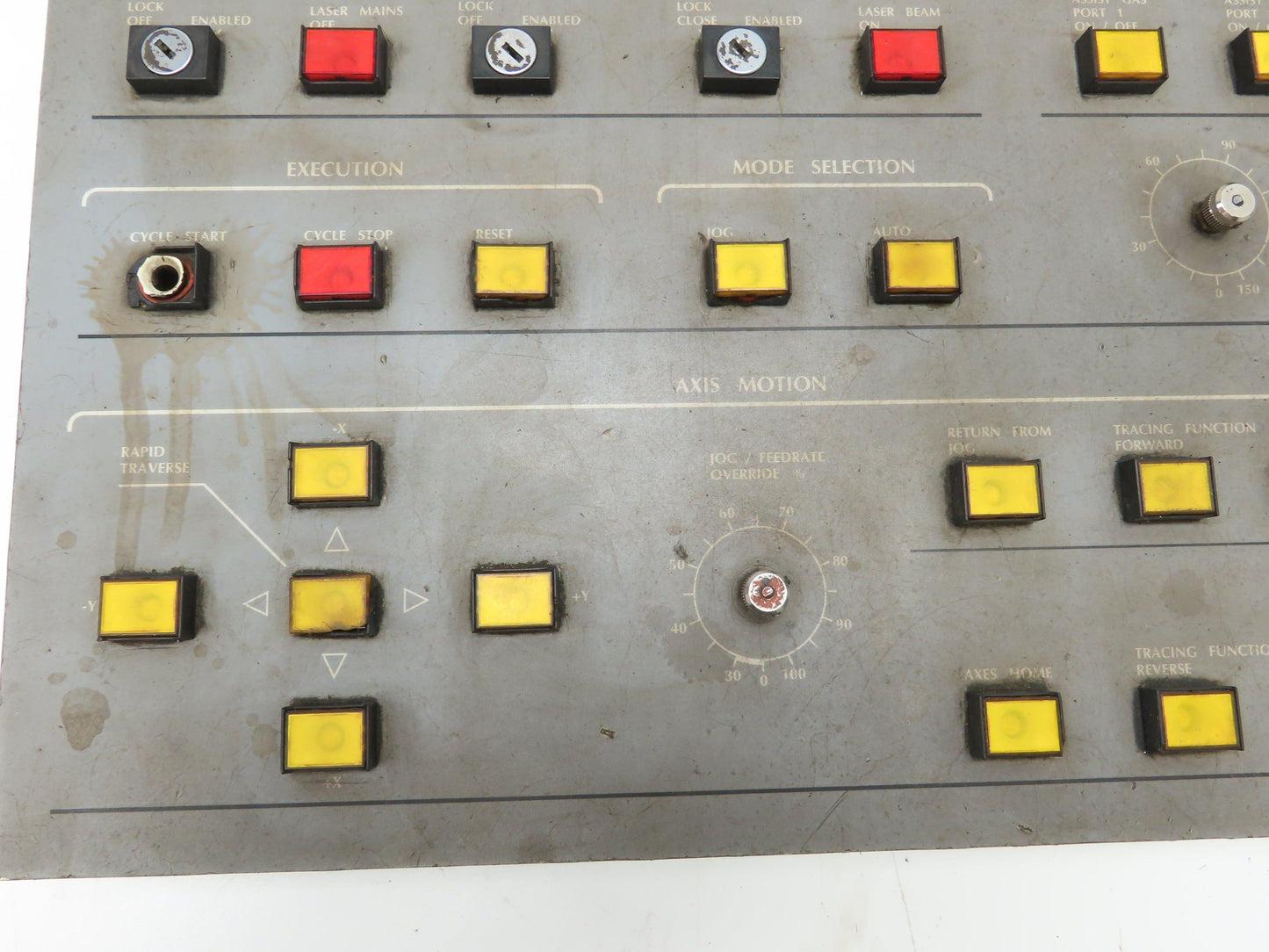 Cincinnati 841982 Laser Control Panel 39 Push Button Switches