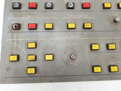 Cincinnati 841982 Laser Control Panel 39 Push Button Switches