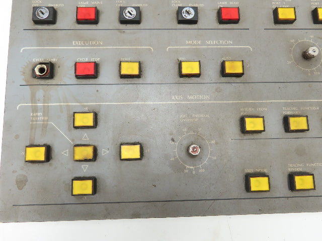 Cincinnati 841982 Laser Control Panel 39 Push Button Switches