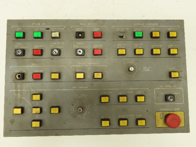 Cincinnati 841982 Laser Control Panel 39 Push Button Switches