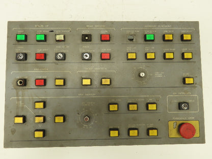 Cincinnati 841982 Laser Control Panel 39 Push Button Switches