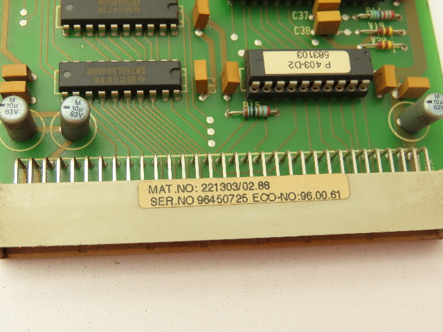 Siemens 580410 Rofin-Sinar Laser Control Board PLC Chassis Rack 14 Slot