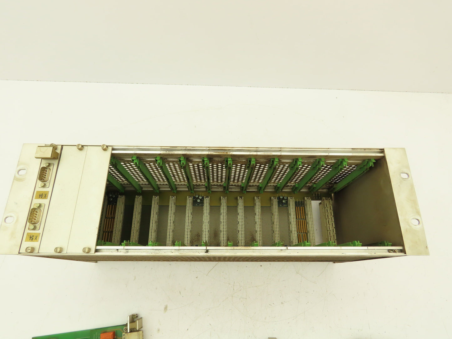 Siemens 580410 Rofin-Sinar Laser Control Board PLC Chassis Rack 14 Slot