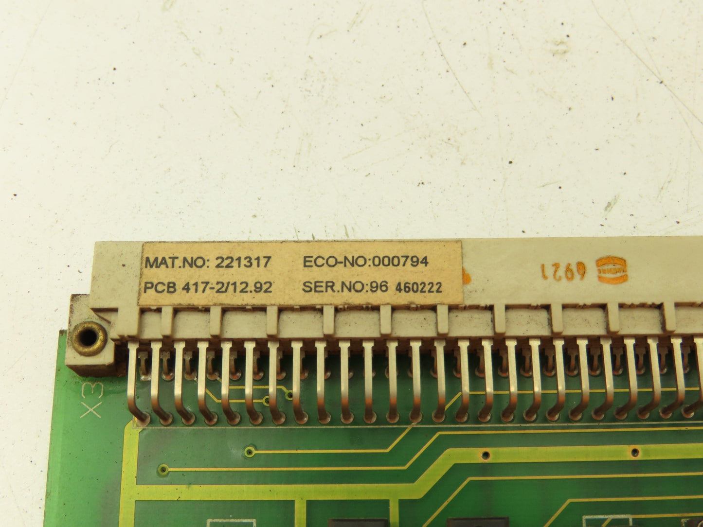 Siemens 580410 Rofin-Sinar Laser Control Board PLC Chassis Rack 14 Slot