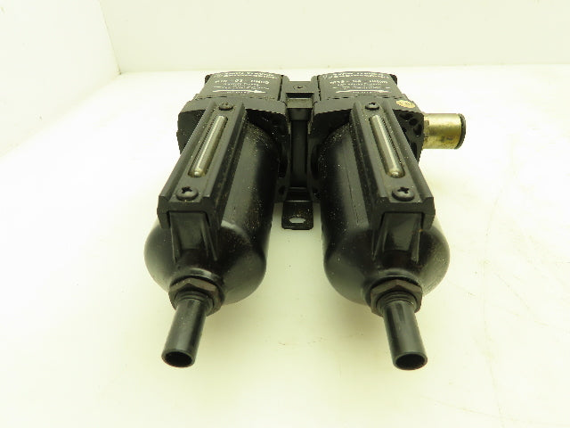 F18/M18  Dual Air Filter 5-0.01 Micron Coalescing Particulate Prefilter 3/8"