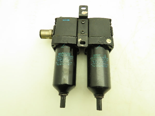 F18/M18  Dual Air Filter 5-0.01 Micron Coalescing Particulate Prefilter 3/8"