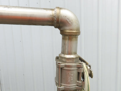 Nova Fabricating Stainless Steel Day Tank 120 Gallon API Standard 650 Storage