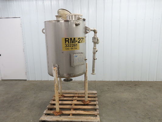 Nova Fabricating Stainless Steel Day Tank 120 Gallon API Standard 650 Storage