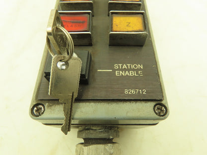 Cincinnati Milacron 826712 Teach Pendant Remote PCB Circuit Board Push Button