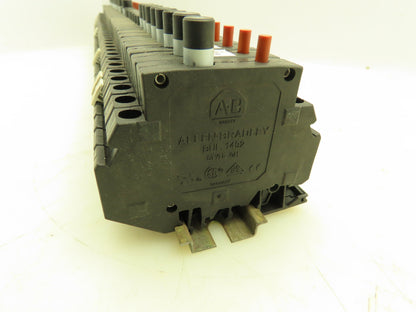 Allen Bradley 1492-GH015 Din Rail 1.5A Circuit Breaker Ser B 250V Lot of 42