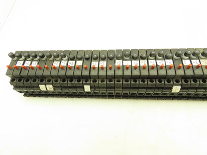 Allen Bradley 1492-GH015 Din Rail 1.5A Circuit Breaker Ser B 250V Lot of 42