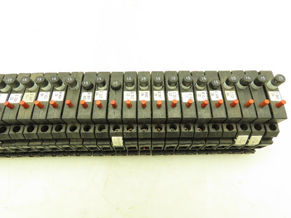 Allen Bradley 1492-GH015 Din Rail 1.5A Circuit Breaker Ser B 250V Lot of 42