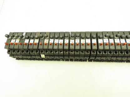 Allen Bradley 1492-GH015 Din Rail 1.5A Circuit Breaker Ser B 250V Lot of 45