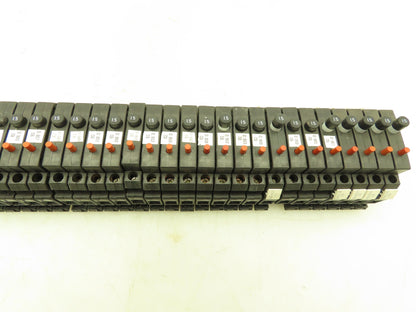 Allen Bradley 1492-GH015 Din Rail 1.5A Circuit Breaker Ser B 250V Lot of 45