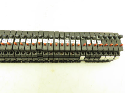 Allen Bradley 1492-GH015 Din Rail 1.5A Circuit Breaker Ser B 250V Lot of 45