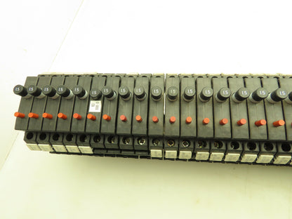 Allen Bradley 1492-GH015 Din Rail 1.5A Circuit Breaker Ser B 250V Lot of 57