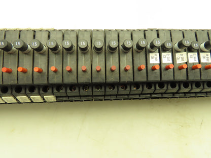 Allen Bradley 1492-GH015 Din Rail 1.5A Circuit Breaker Ser B 250V Lot of 57