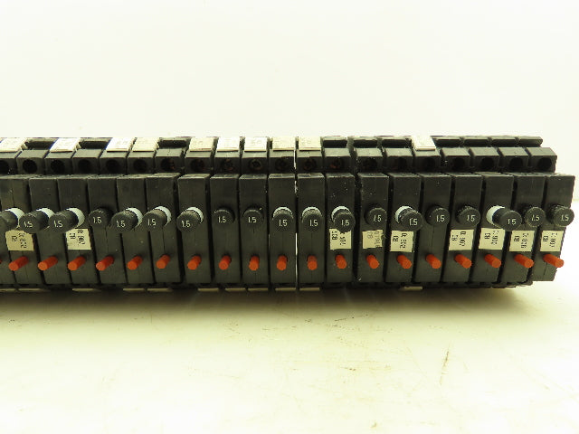 Allen Bradley 1492-GH015 Din Rail 1.5A Circuit Breaker Ser B 250V Lot of 35