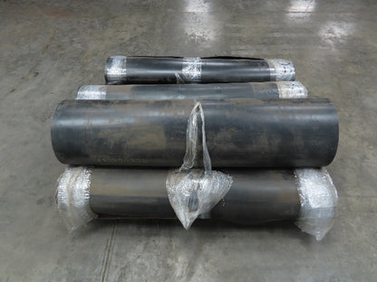 Multi-Ply Black Rubber Conveyor Belt Rubber Mat 48"x 10' Sections  Lot of 70'