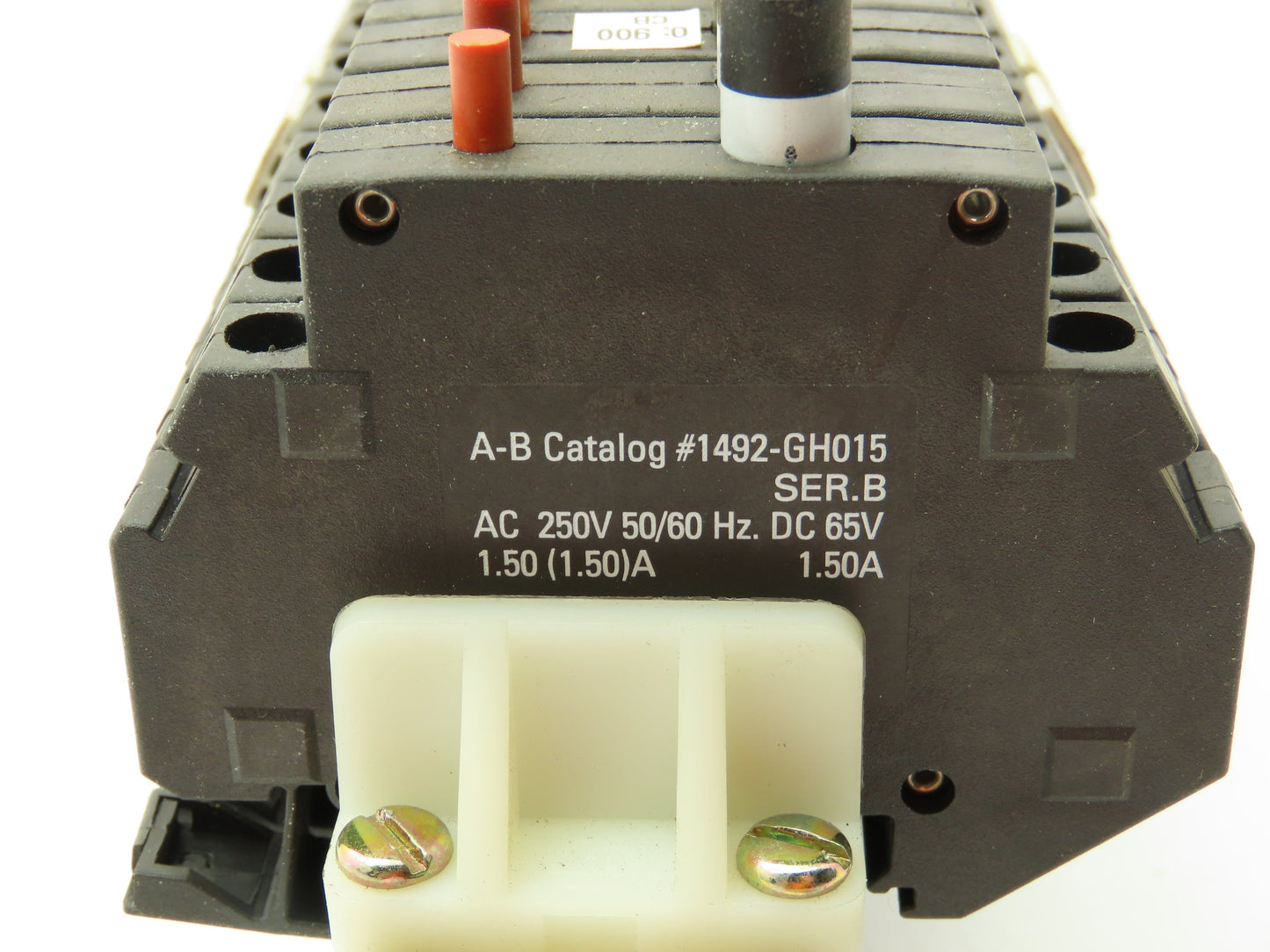 Allen Bradley 1492-GH015 Din Rail 1.5A Circuit Breaker Ser B 250V Lot of 64