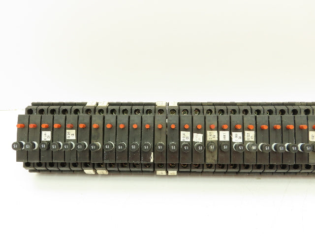 Allen Bradley 1492-GH015 Din Rail 1.5A Circuit Breaker Ser B 250V Lot of 64