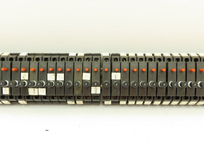 Allen Bradley 1492-GH020 Din Rail 2 Amp Circuit Breaker Ser B 250V Lot of 56