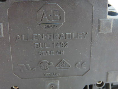Allen Bradley 1492-GH015 Din Rail 1.5A Circuit Breaker Ser B 250V Lot of 46