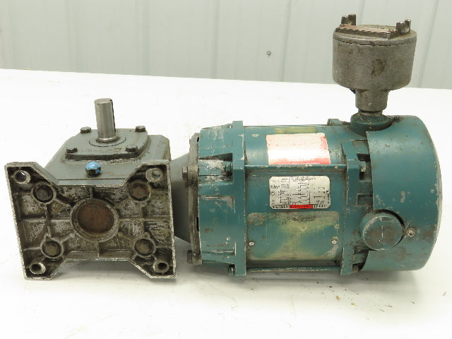 Reliance 230/460V 3PH Gearmotor 15:1 Boston Gear Reducer 115 RPM Output 56C