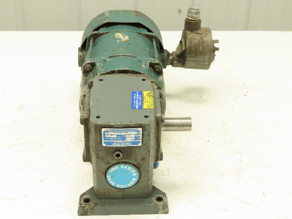 Reliance 230/460V 3PH Gearmotor 15:1 Boston Gear Reducer 115 RPM Output 56C
