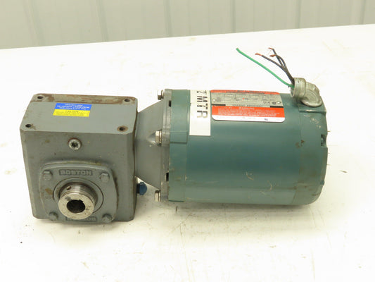 Reliance Gearmotor .5Hp 230/460V 3PH 50:1 Boston Gear Reducer 35 RPM Output 56C