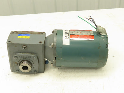 Reliance Gearmotor .5Hp 230/460V 3PH 50:1 Boston Gear Reducer 35 RPM Output 56C