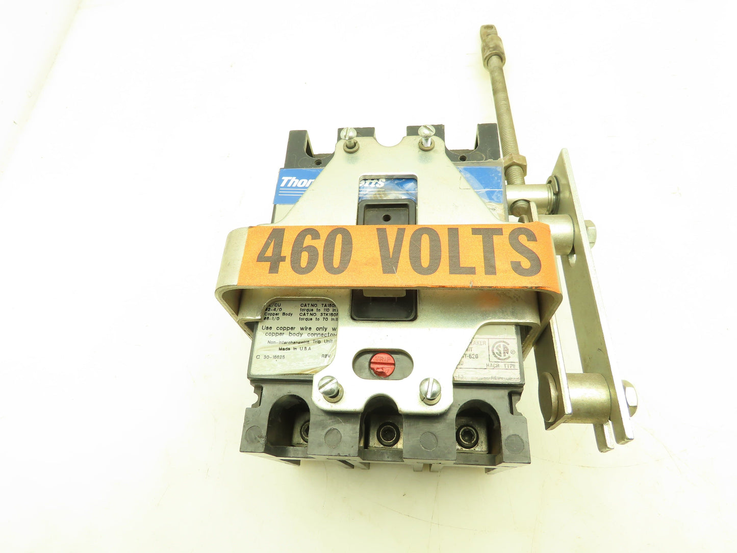 Thomas & Betts FS360100A Type FS 3-Pole Circuit Breaker 100A 3PH 600V Shunt Trip