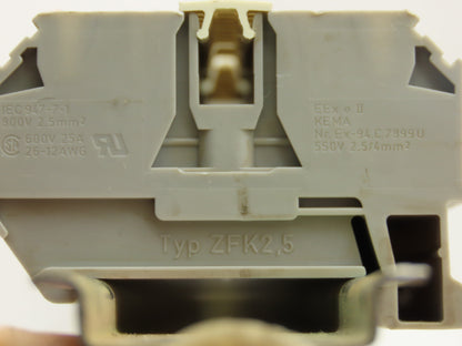 Phoenix Contact ZFK2.5 Terminal Block 600V 25A Lot of 153
