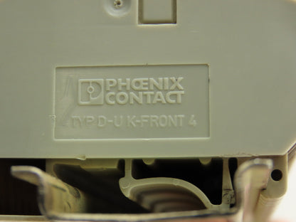 Phoenix Contact UK-FRONT4 Terminal Block 600V 10 AWG Lot of 146