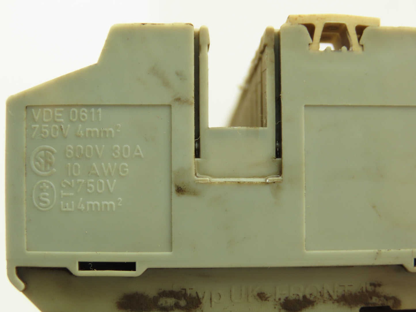 Phoenix Contact UK-FRONT4 Terminal Block 600V 10 AWG Lot of 146