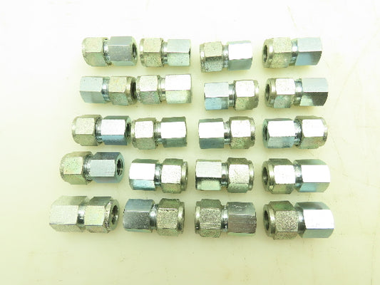 Swagelok Carbon Steel Female Connector Fitting 1/2" Tube x 1/4" FNPT  Lot of 20