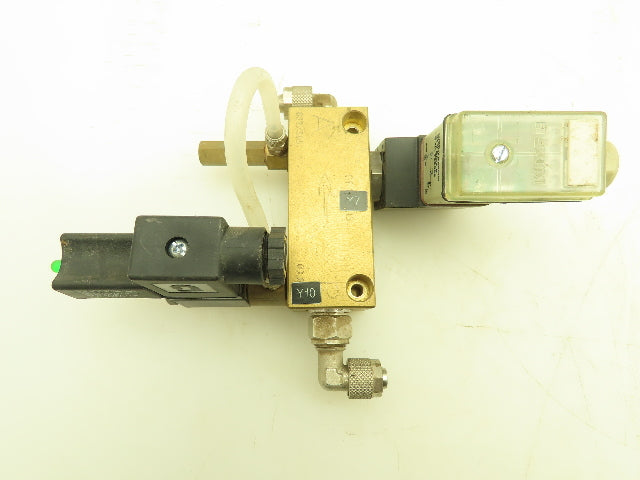 Lutze 1-Way Brass Flow Control Dual Solenoid Valve 24V Freise GmbH