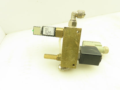 Lutze 1-Way Brass Flow Control Dual Solenoid Valve 24V Freise GmbH