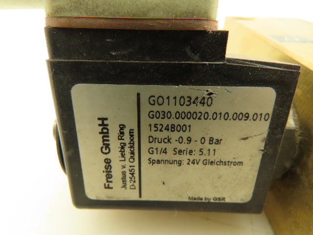 Lutze 1-Way Brass Flow Control Dual Solenoid Valve 24V Freise GmbH