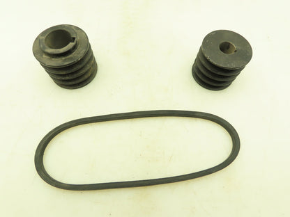 Cantek Canta1214 Table Saw Belt and Pulley Replacement Set