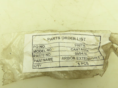 Cantek Table Saw Arbor Shaft For Canta1214 Saw