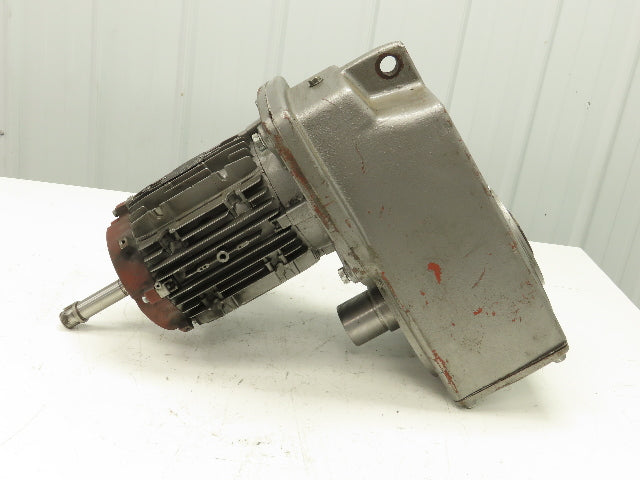 Nord SK 4282-100L/40 Shaft Mount Gearmotor 5Hp 230/460V 3PH 18:1 Reducer 95 RPM